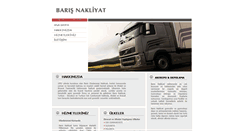 Desktop Screenshot of barisnakliyat.com